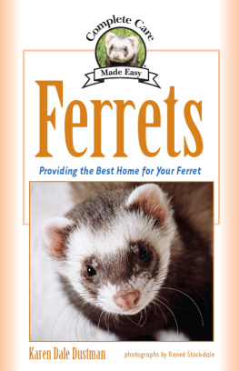 Karen Dale Dustman Ferrets: Providing the Best Home for Your Ferret