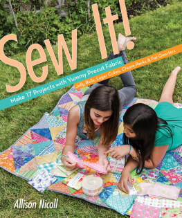 Allison Nicoll - Sew It!: Make 17 Projects with Yummy Precut Fabric; Jelly Rolls, Layer Cakes, Charm Packs & Fat Quarters
