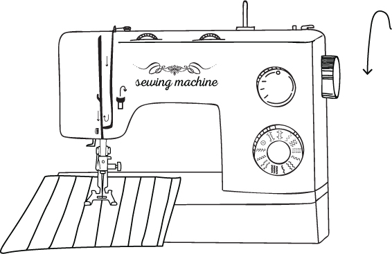 Remove all the thread from your machine Plug it in and turn it on Raise the - photo 10