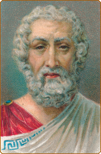 Ancient Greek poet Homer is believed to have lived in the 8th century BC Greek - photo 5