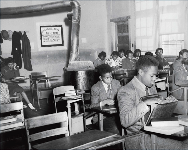 Like the tar paper shacks the Moton High classrooms in the main building were - photo 9