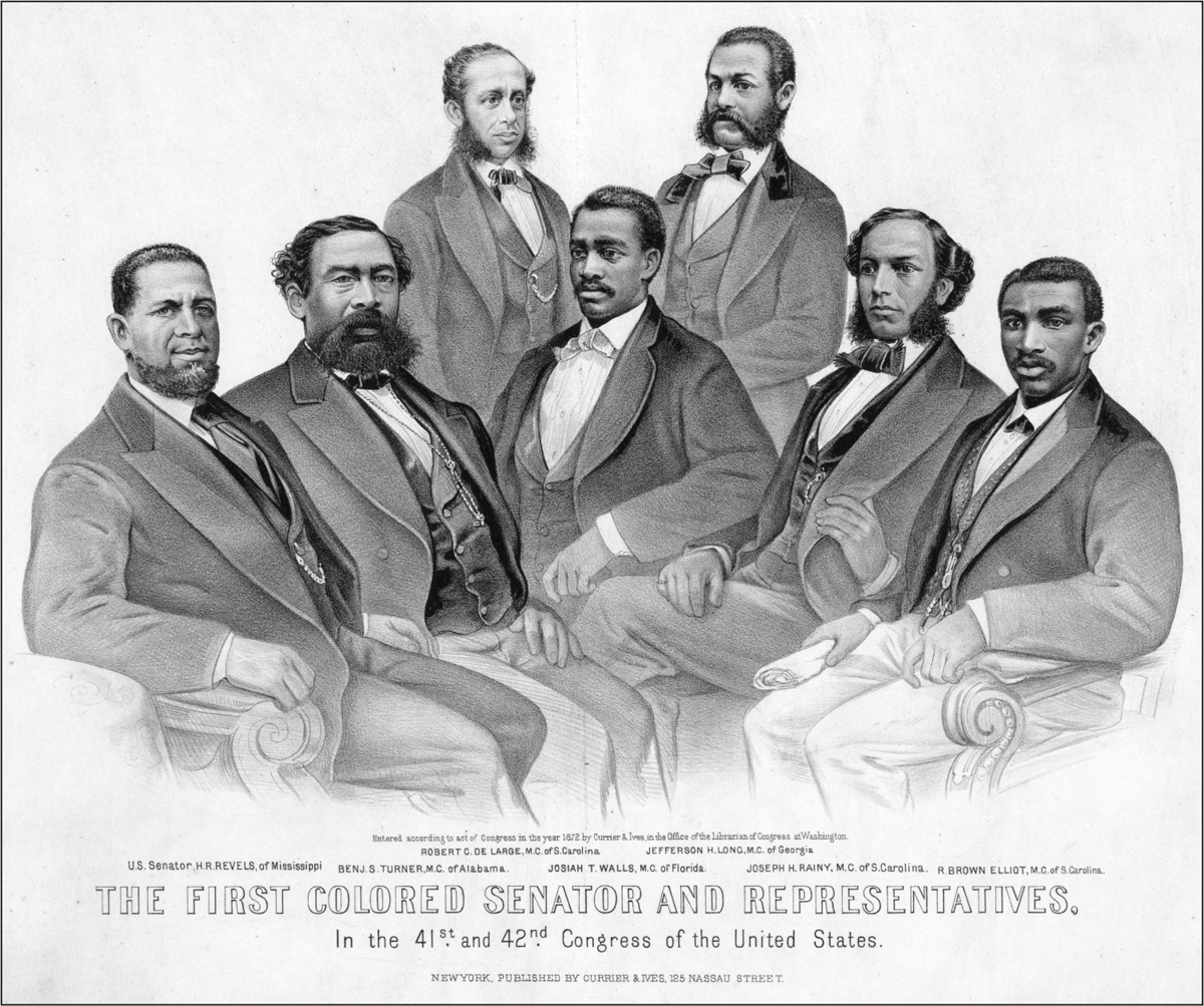 After Reconstruction some black Americans obtained positions in the - photo 3