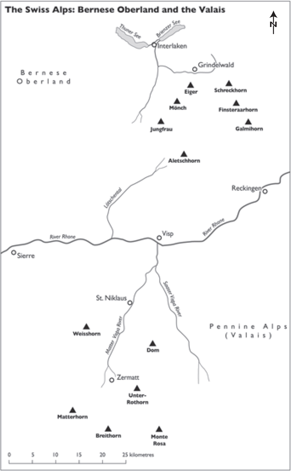 Map 2 The Valais and Bernese Oberland Switzerland Map 3 Sikkim India - photo 6