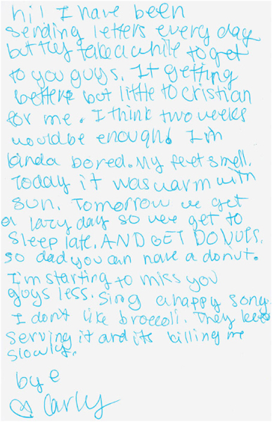 PS I Still Hate It Here More Kids Letters From Camp - photo 21