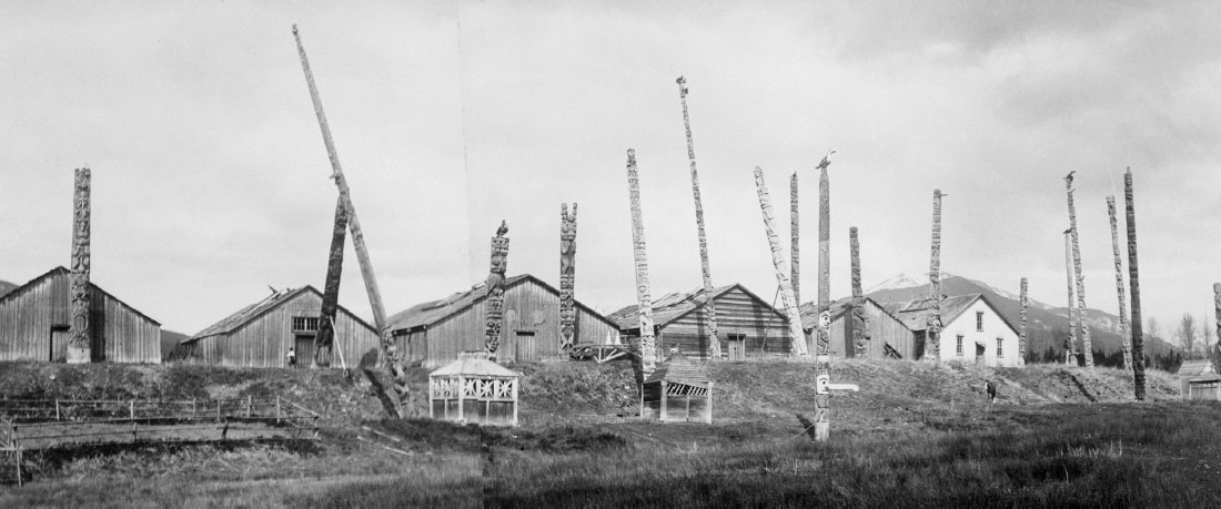 PLATE 1 KITWANCOOL VILLAGE 1910 GT EMMONS PHOTOGRAPH RBCM PN04055 - photo 6