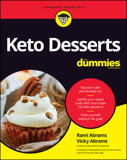 Rami Abrams - Keto Desserts For Dummies