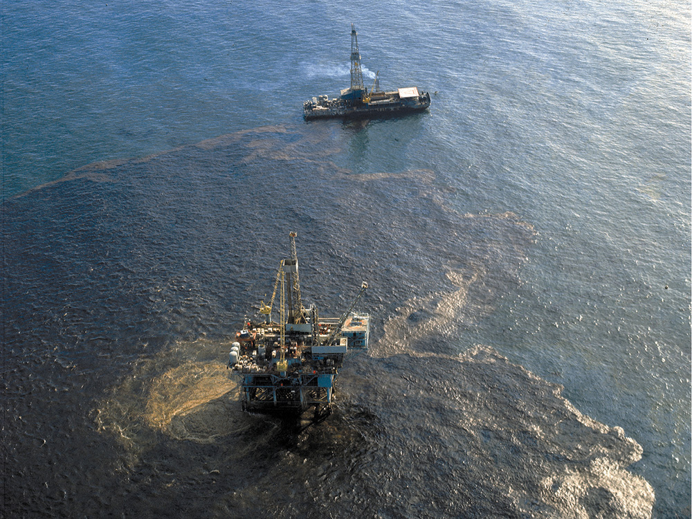 The explosion at Union Oil Platform A caused millions of gallons of oil to - photo 3