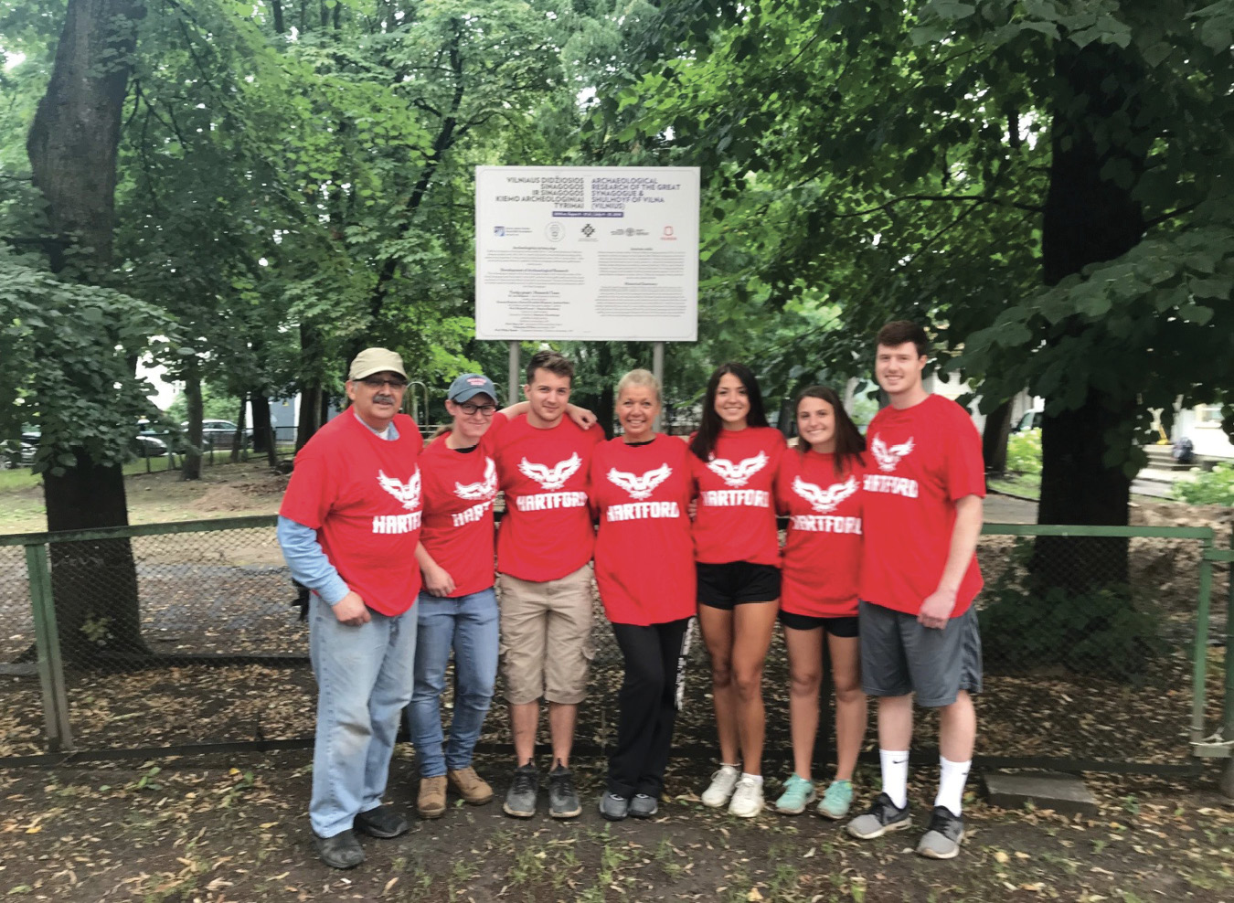 Left to right Professor Richard Freund with 2018 University of Hartford - photo 2