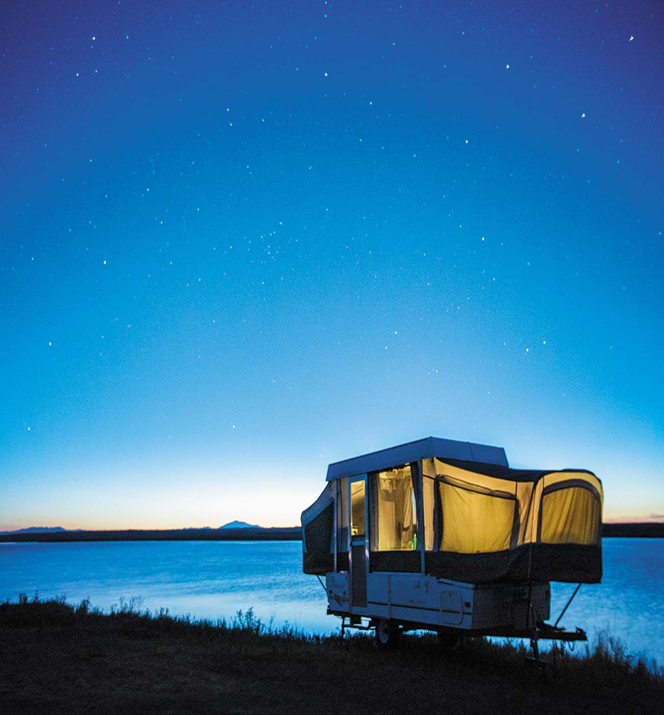 camping under a starry Wyoming sky Spot Wildlife in Yellowstone - photo 10