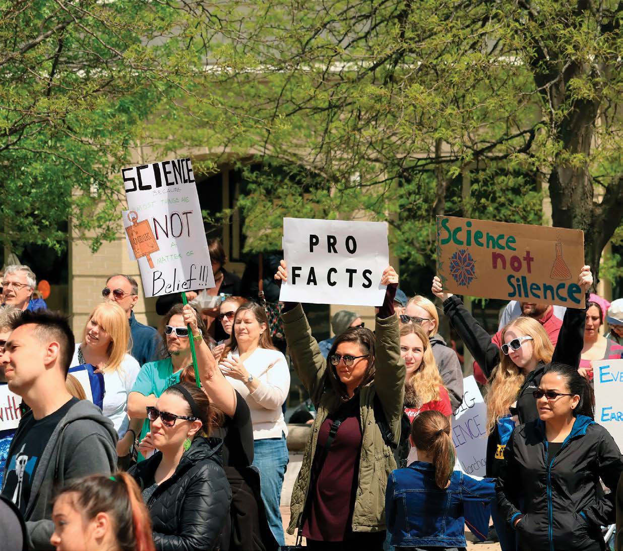 A March for Science was held in many places around the world on Earth Day in - photo 6