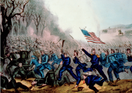 This painting from 1862 shows the Battle of Mill Springs in Kentucky picketa - photo 8