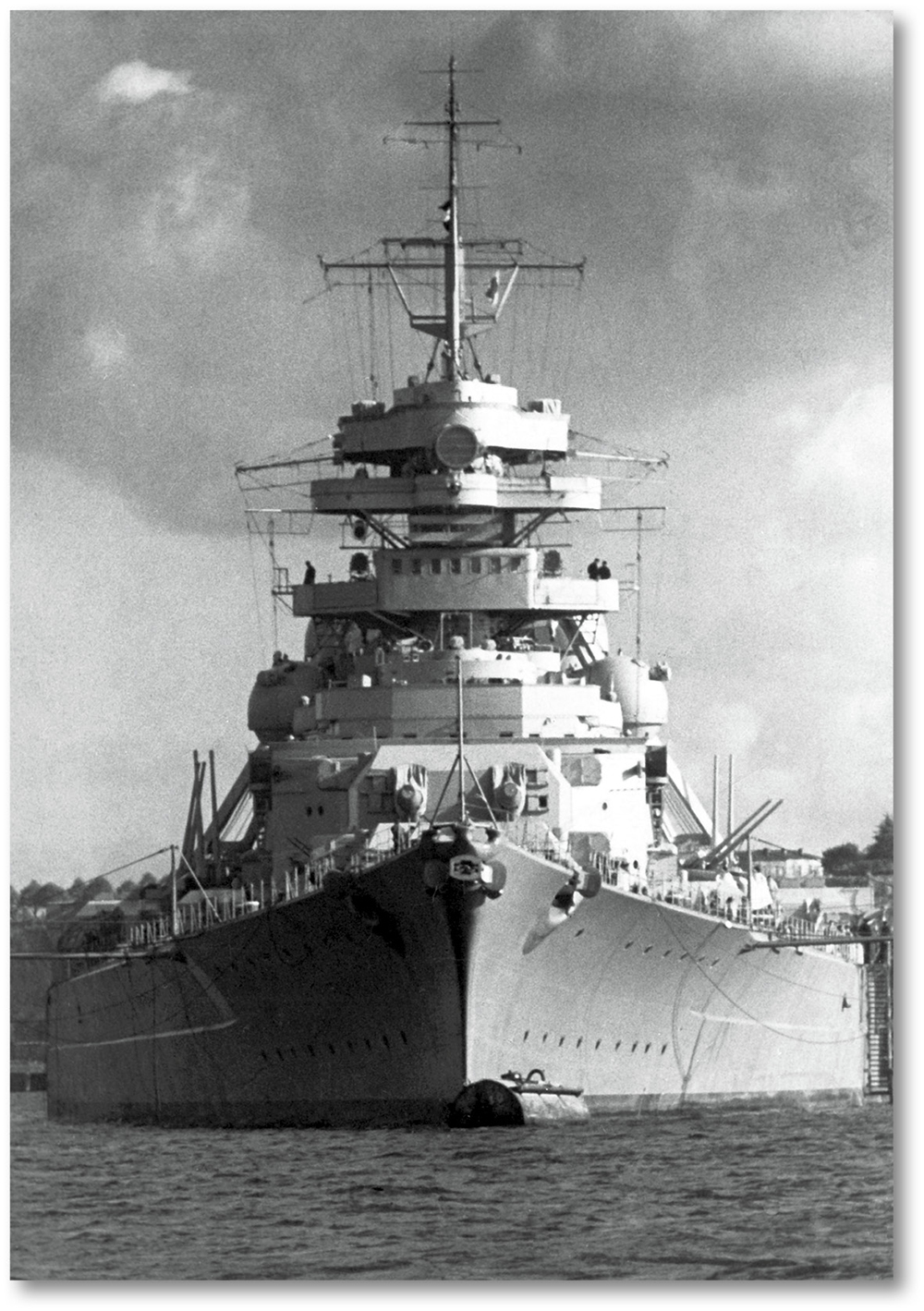 The battleship Bismarck above and its sister ship Tirpitz were the biggest - photo 5