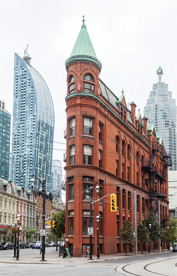 The distinctive flatiron shape of the Romanesque Gooderham Building makes it an - photo 12