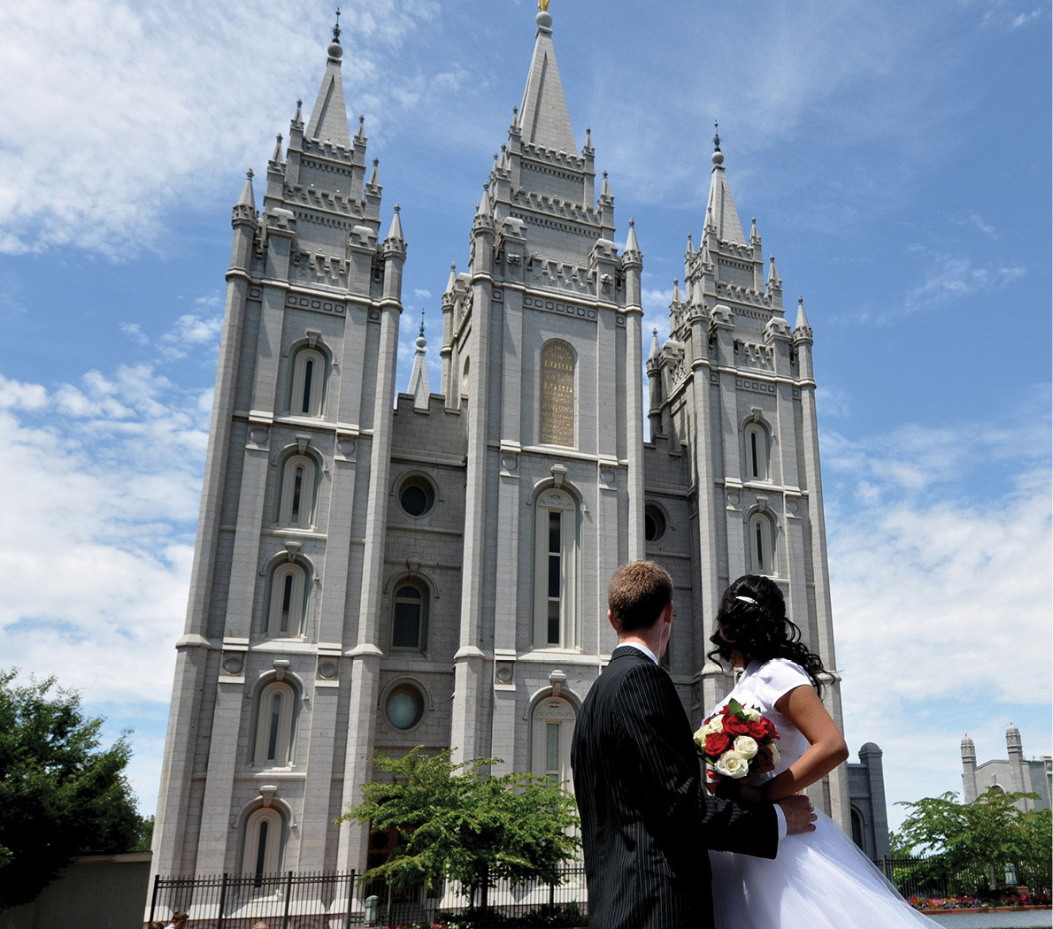 Mormon marriages may be sealed in the temple and the beautiful building is a - photo 11