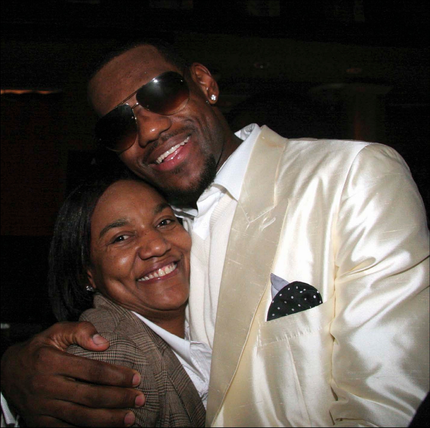 LeBron with his mom Gloria in 2005 The two went through hard times during - photo 3