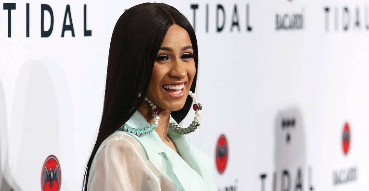 Cardi B attends the Tidal X Brooklyn concert on October 17 2017 Hip-Hop - photo 2