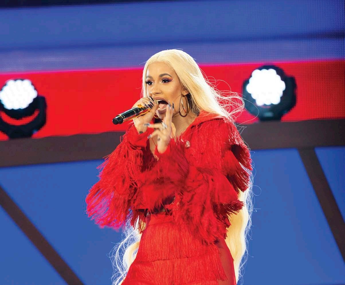 Cardi B sings at the 2018 Global Citizen Festival in New York She wanted to be - photo 4