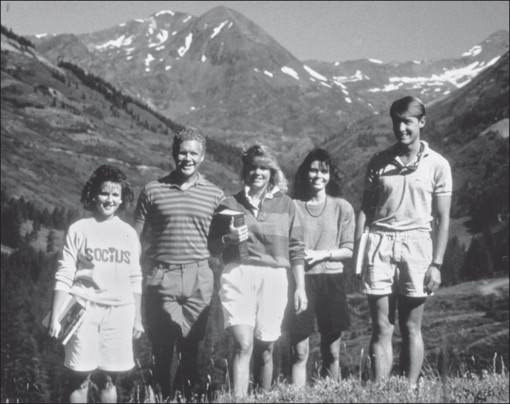 MOUNTAIN STUDIES Five Western State students pose in the middle of the Elk - photo 2