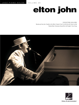 Elton John - Elton John: Jazz Piano Solo Series Volume 29