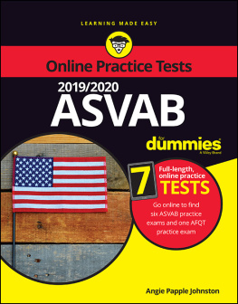 Angie Papple Johnston - 2019 / 2020 ASVAB for Dummies with Online Practice