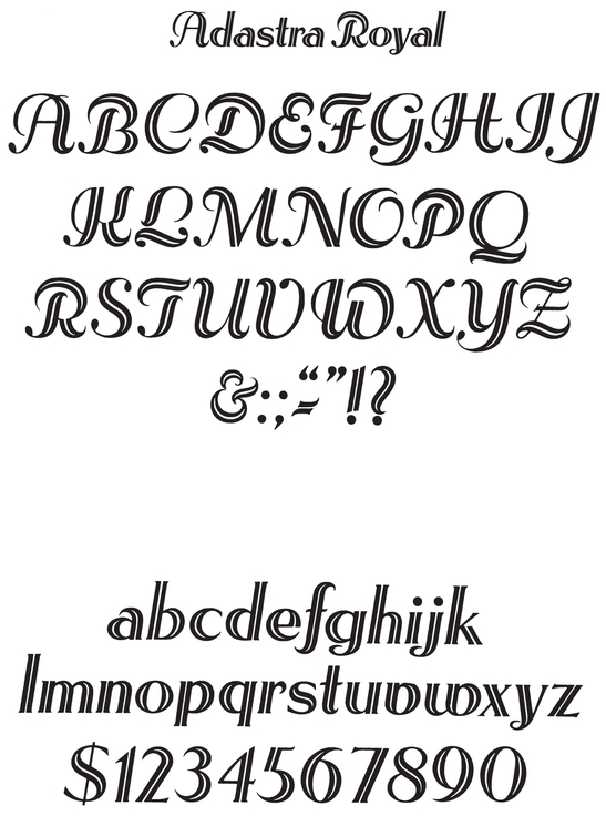 Bold Script Alphabets - photo 3