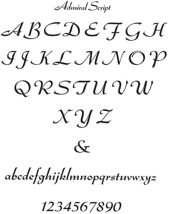 Bold Script Alphabets - photo 4