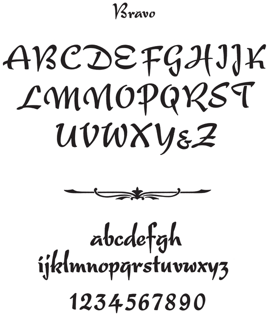 Bold Script Alphabets - photo 18