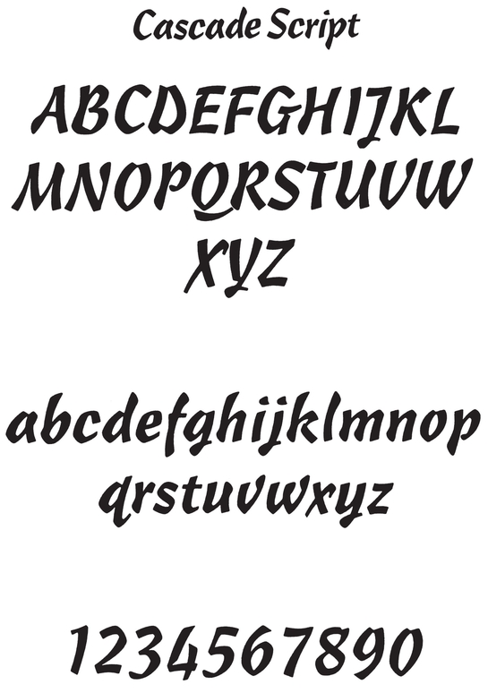 Bold Script Alphabets - photo 21