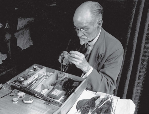 A flytiers desk in the mid 1940s reveals traditional materials such as pheasant - photo 5