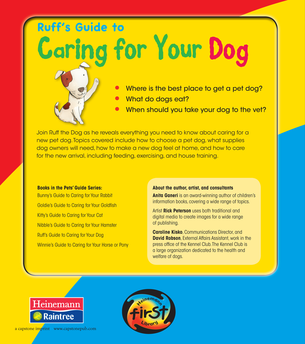 Do You Want a Pet Dog Hi Im Ruff the dog and this book is all about dogs - photo 2