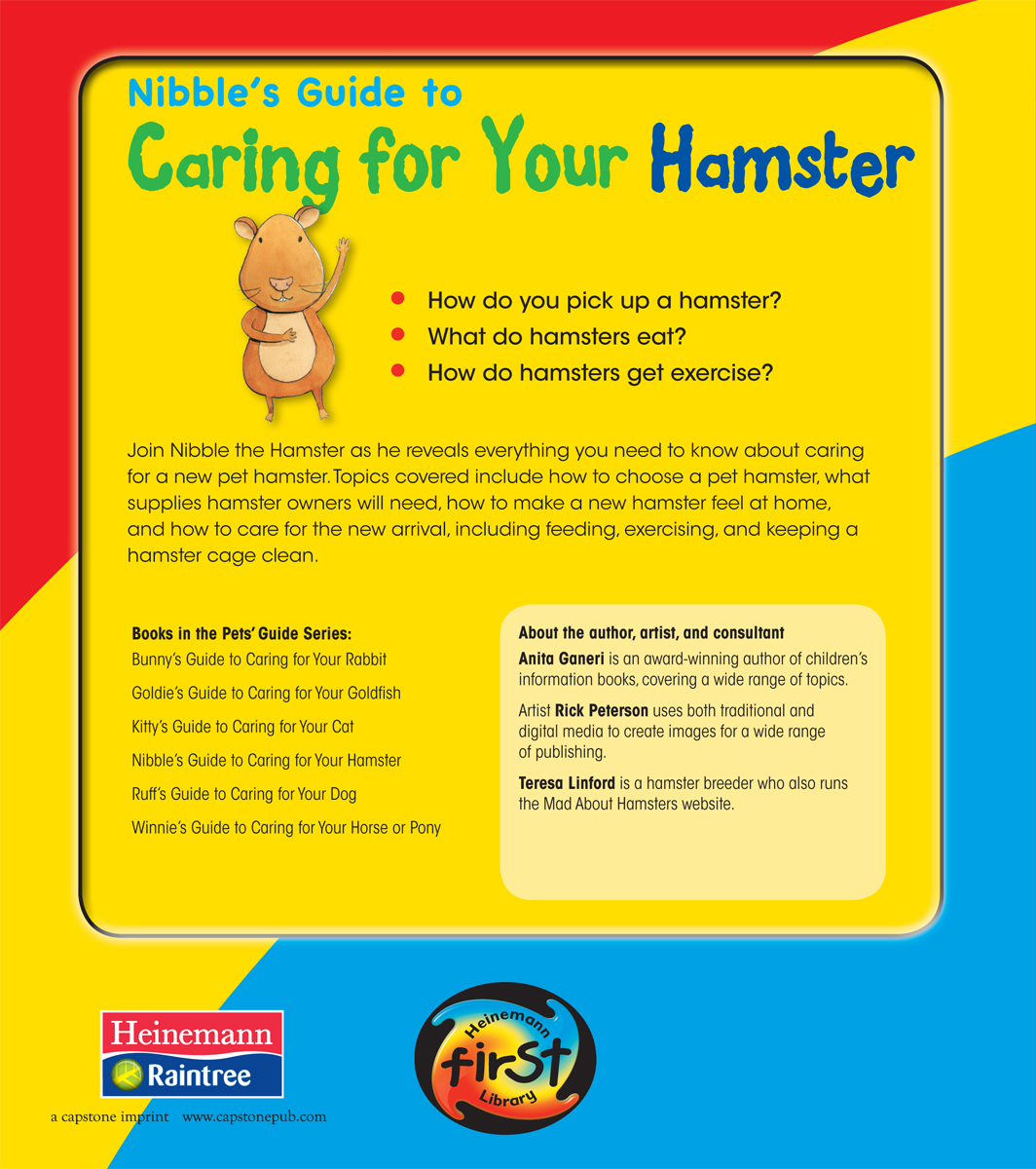 Find Out More Books Landau Elaine Your Pet Hamster New York Scholastic - photo 2