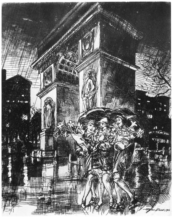 John Sloan Easter Eve Washington Square John Sloan Night Windows - photo 25