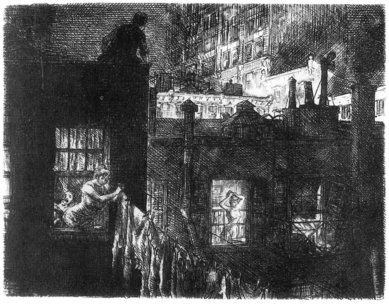 John Sloan Night Windows Martin Lewis Subway Steps Reginald Mar - photo 26