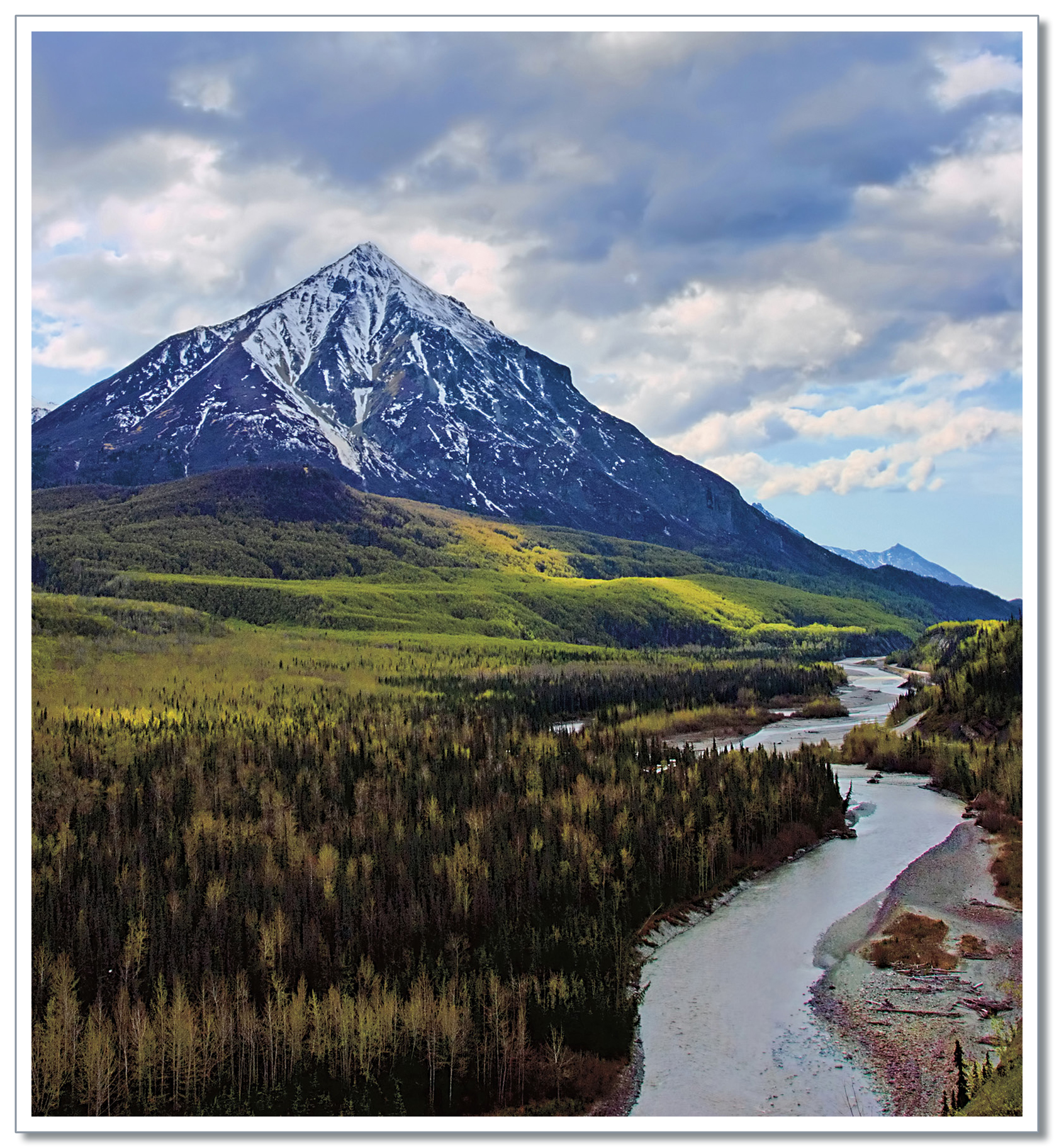 The Alaska Range stretches 400 miles through southern Alaska Have you been - photo 5