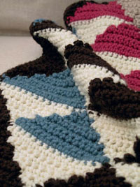crocheted afghans 25 throws wraps and blankets to crochet melody griffiths - photo 2