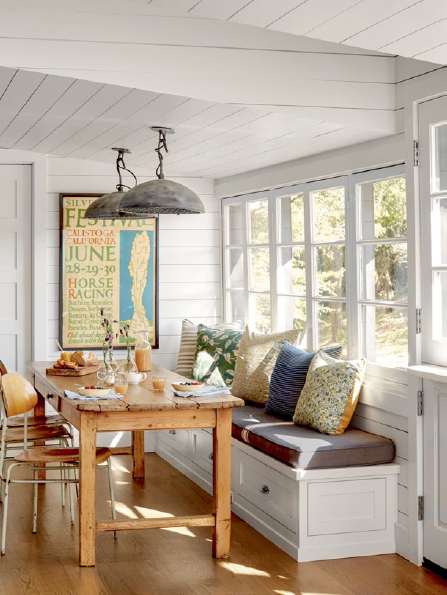 The white in this sunny breakfast nook infuses it with an enduring style Whats - photo 9