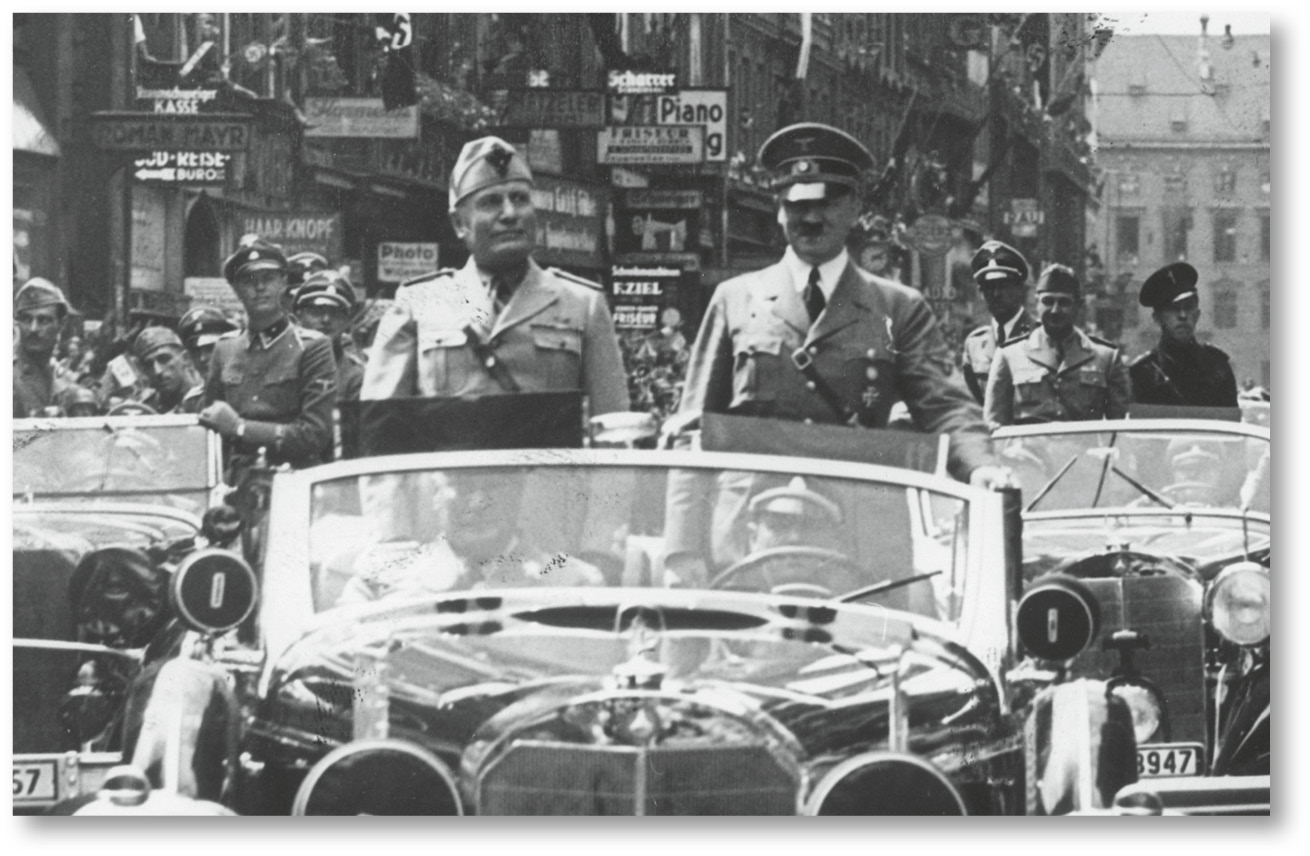 Hitler right welcomed Mussolini to Germany in June 1940 By June 1940 France - photo 5