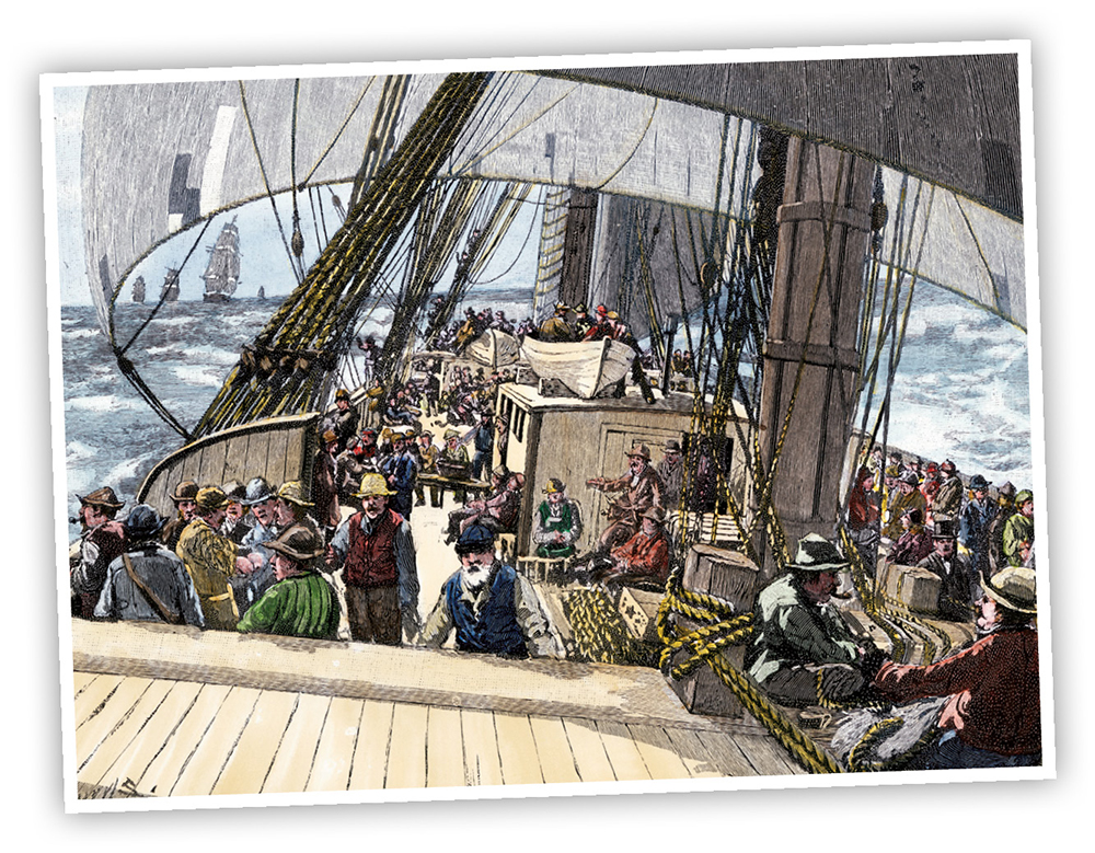 Ships going to California were crowded with people mostly men hoping to - photo 9