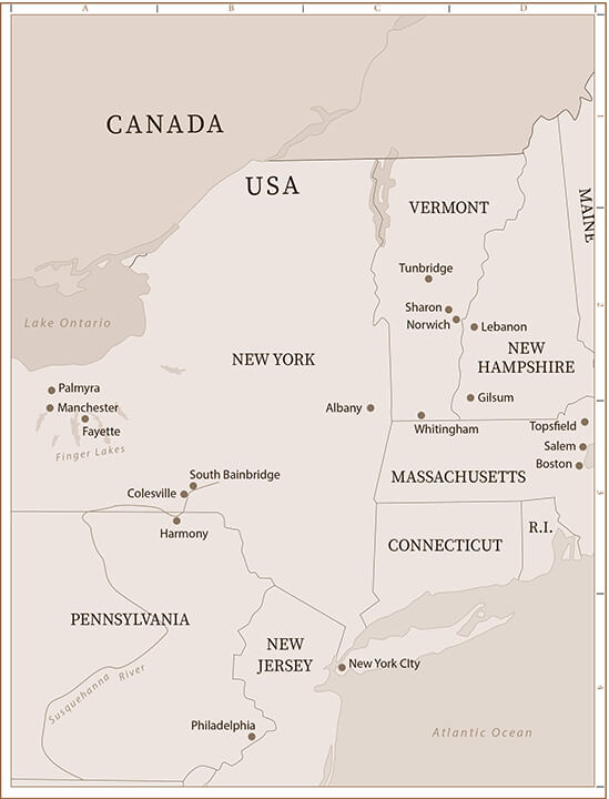 MAP 2 The New York Pennsylvania and Ohio Area of the USA MAP 3 The - photo 3