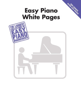 Hal Leonard Corp. - Easy Piano White Pages (Songbook)