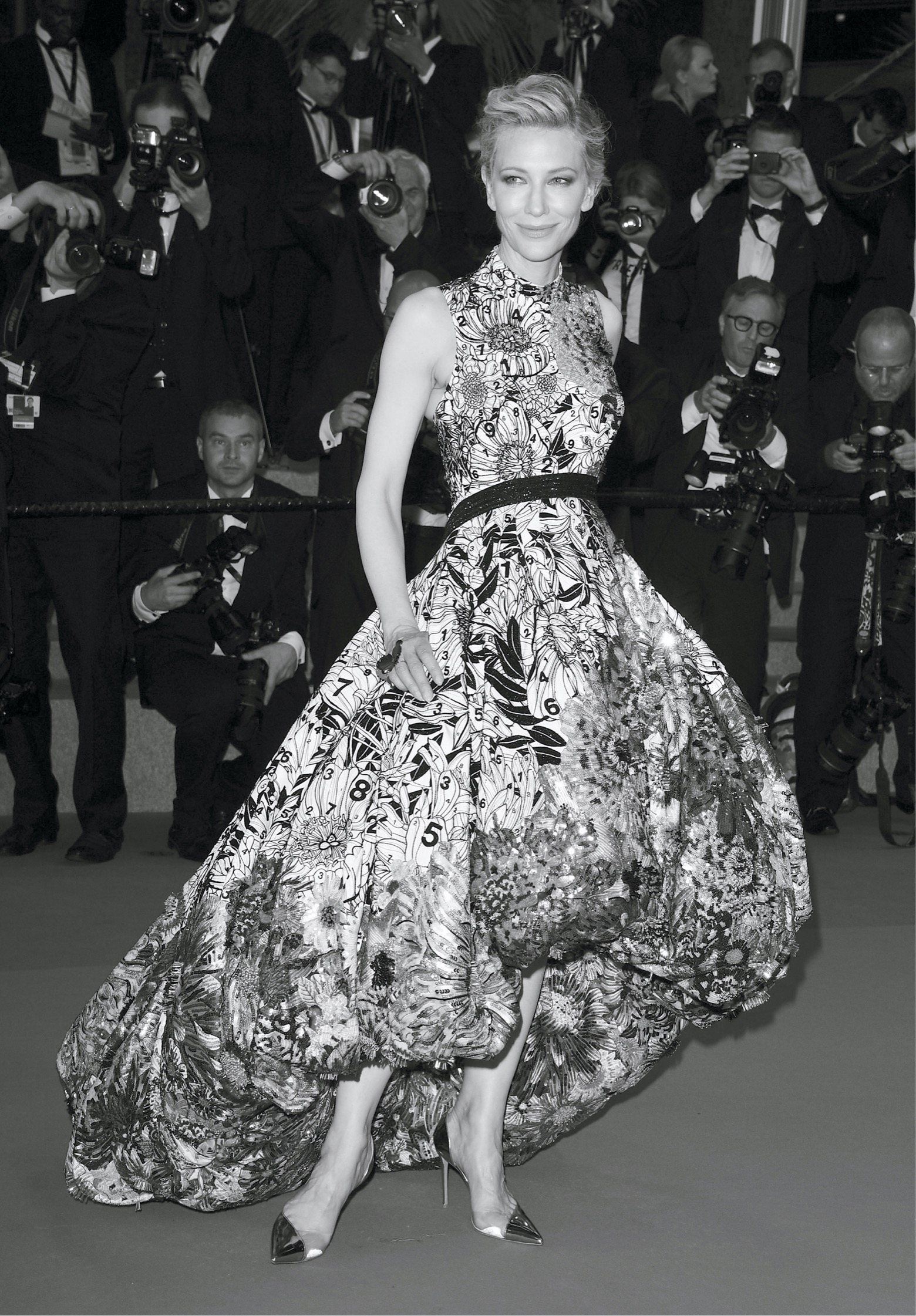 Actress Cate Blanchett wearing a Mary Katrantzou gown at the 71st Cannes Film - photo 5