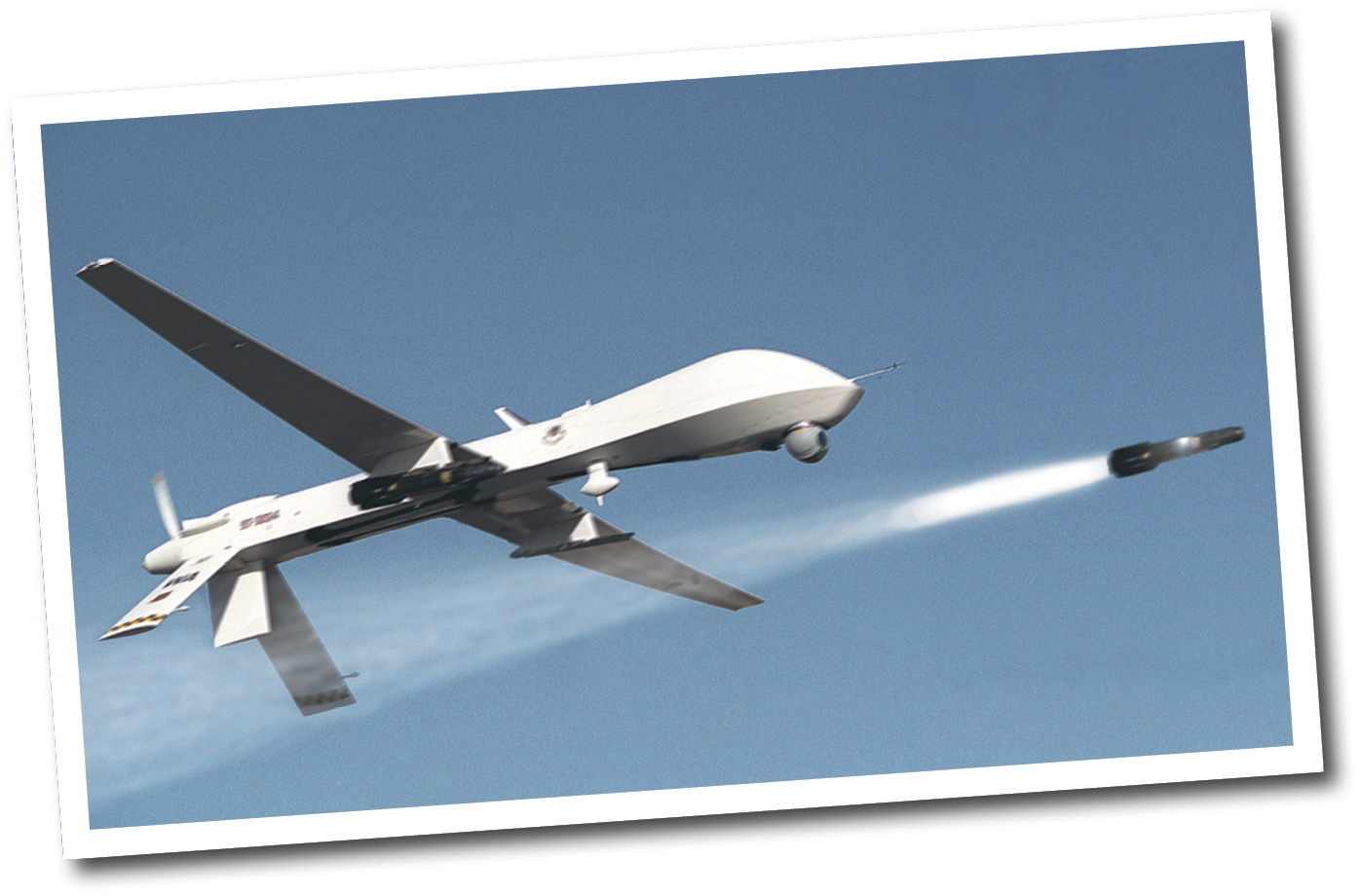 The MQ-1 Predator shoots AGM-114 Hellfire missiles Call in an air strike you - photo 7