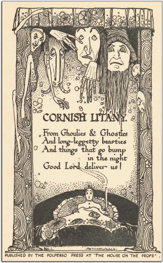 Artist Arthur Wragg illustrated the Cornish Litany in the early 1920s - photo 6