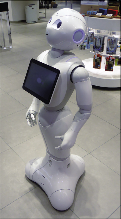 This robot named Pepper helps in stores offices homes and schools Credit - photo 14