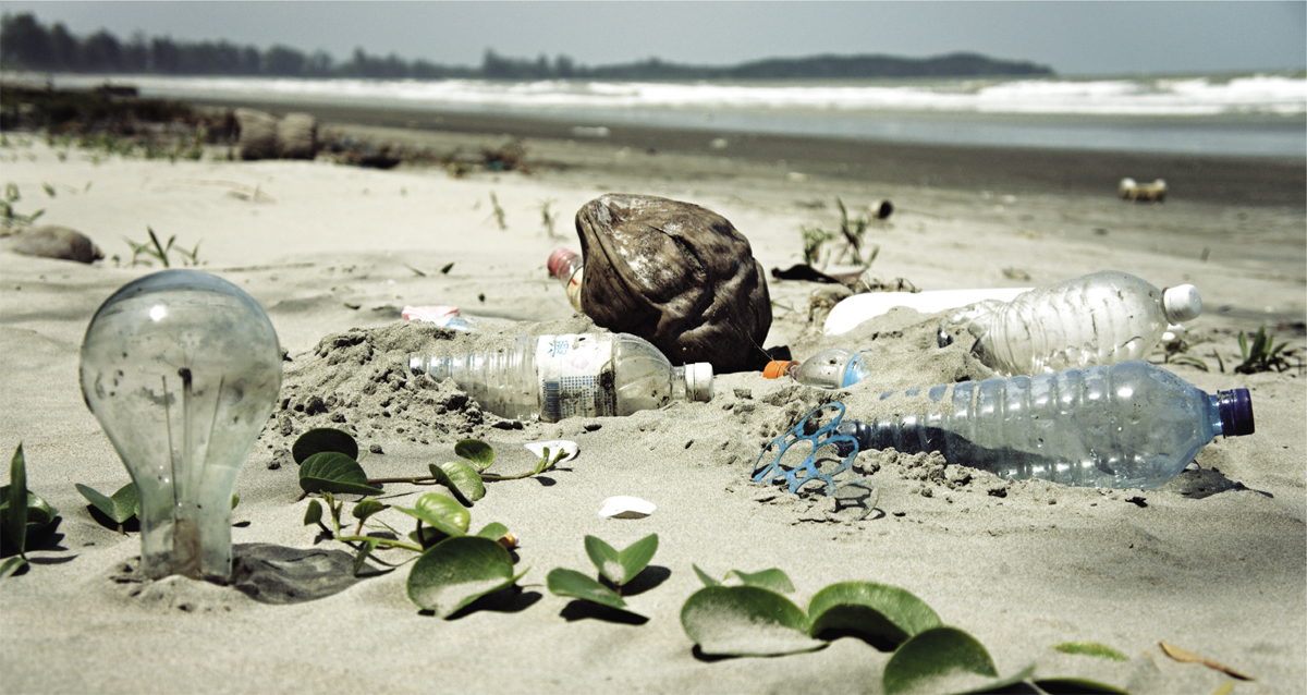 Beachfront garbage credit epSosde CC BY 20 Bootprint on the moon - photo 6