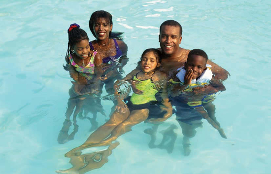 A family enjoys a fun day in a swimming pool In addition to its recreational - photo 4