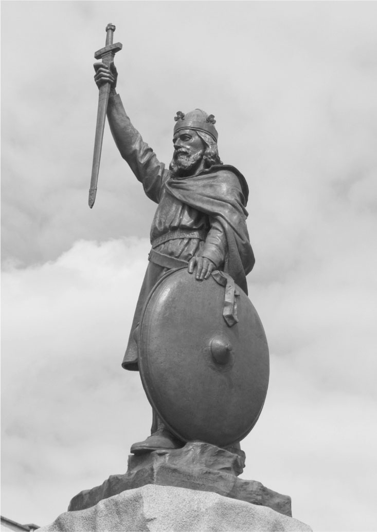 The statue of Alfred the Great in Winchester Winchester was the capital of the - photo 2