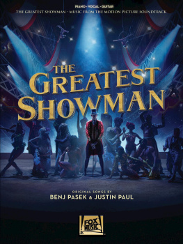 Benj Pasek - The Greatest Showman Songbook: Music from the Motion Picture Soundtrack