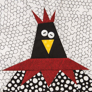 FOLLOW ALONG If you are new to paper piecing practice with the Rooster block - photo 4