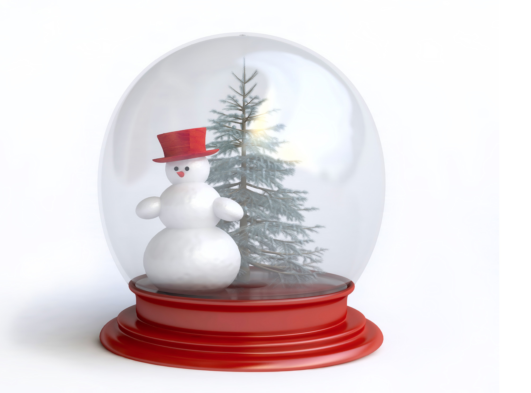 A snow globe is made of glass and has water inside You can make it snow on the - photo 15